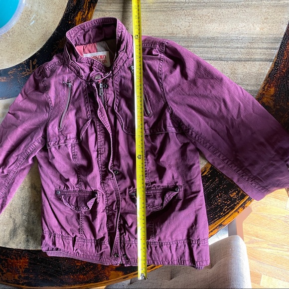 Mossimo Supply Co. Wine Utility Bomber Size L - Picture 7 of 8